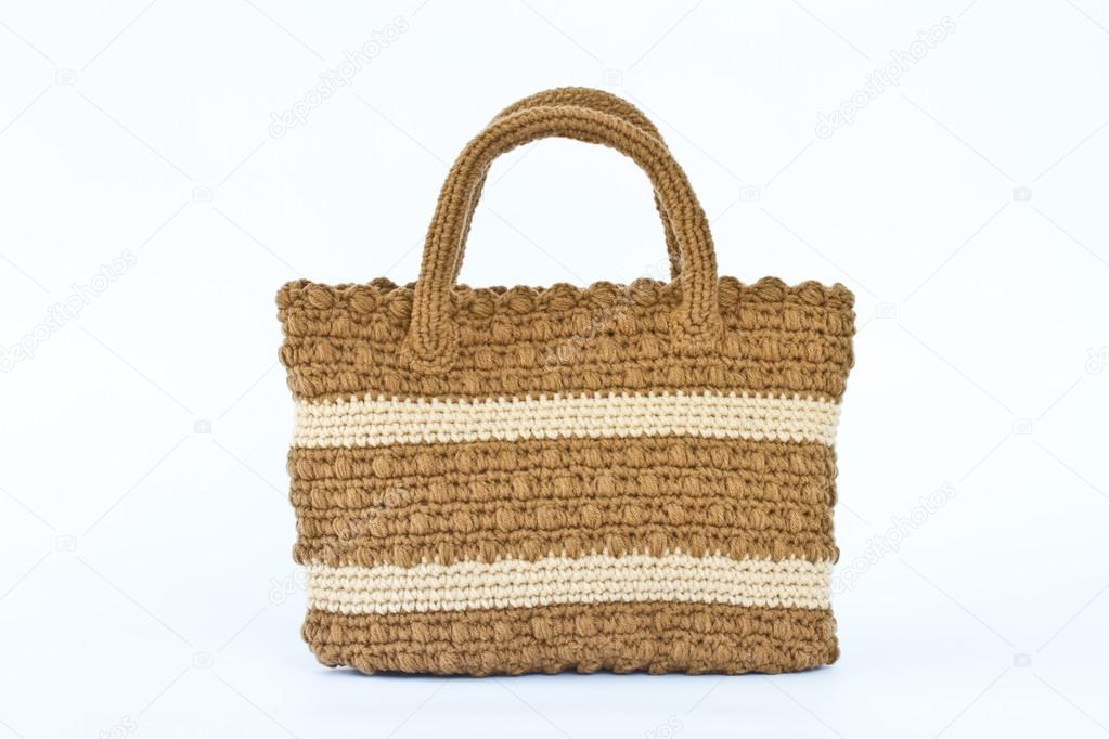 Crochet knitting bag