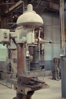 vintage tarzı eski delme makinesi