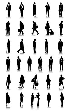 iş silhouettes