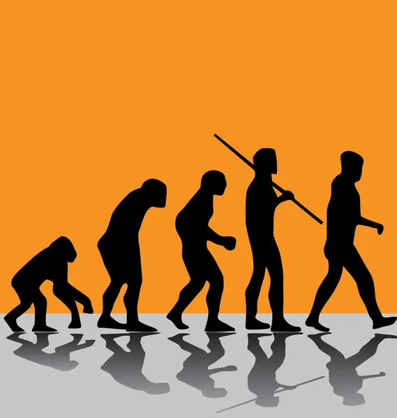 Эволюция — стоковый вектор