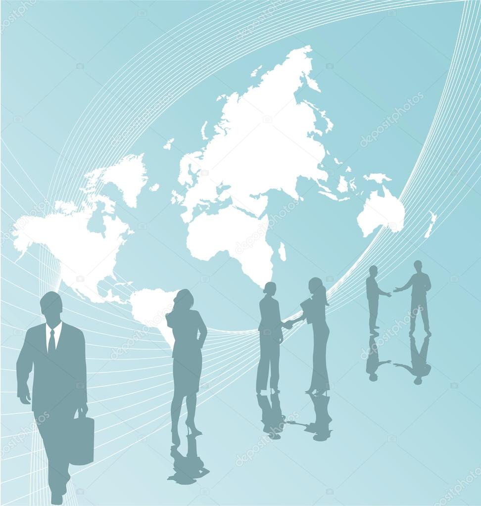 Global business illustration