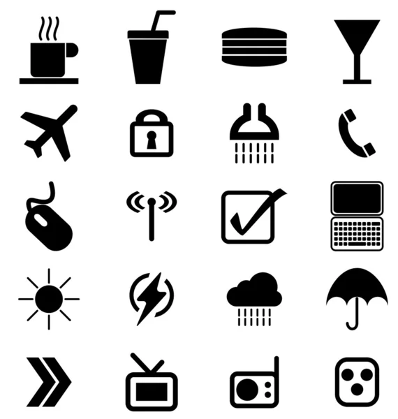 Icons set — Stock Vector