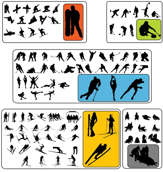 Kış silhouettes
