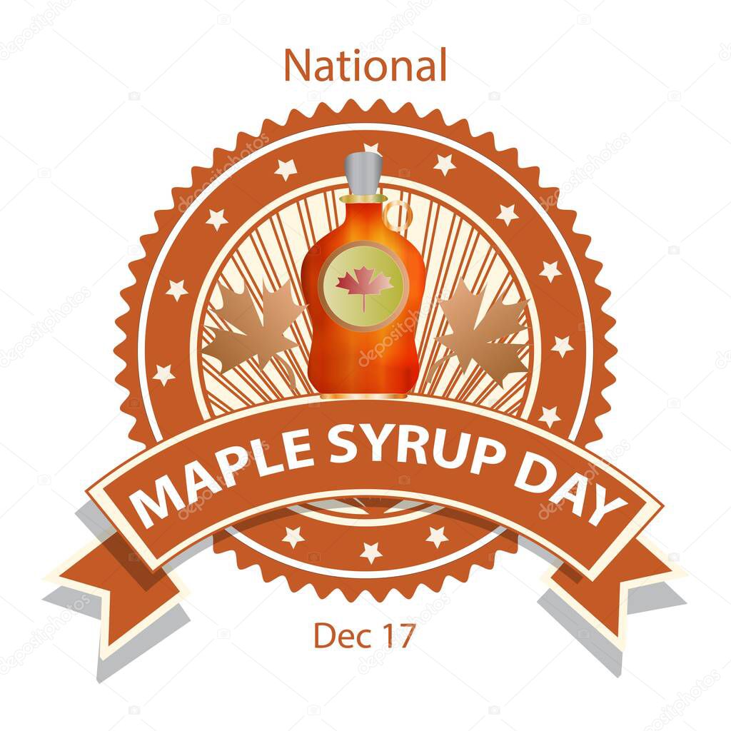 National Maple Syrup Day Sign and Badge