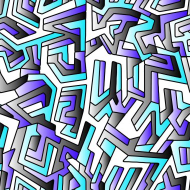 Kızlar, erkekler ve giysiler için kusursuz modern kamuflaj dokusu vektörü. Geometrik şekiller, tekstil ve kumaş baskısı için duvar kağıdı. Moda tarzı ordu geçmişi.