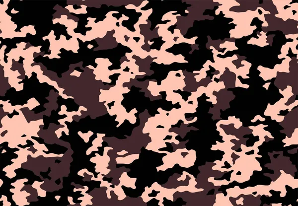 Volledige Naadloze Camouflage Textuur Huidpatroon Vector Voor Militaire Textiel Bruikbaar — Stockvector