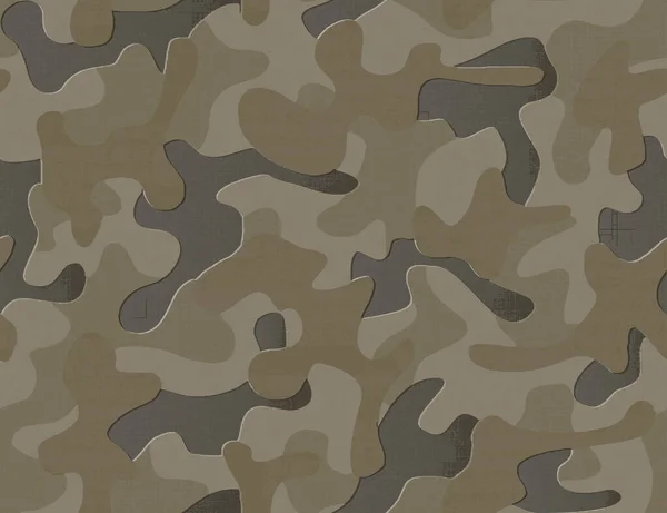 Full Seamless Militaire Camouflage Peau Demi Teinte Motif Pointillé Vecteur — Image vectorielle