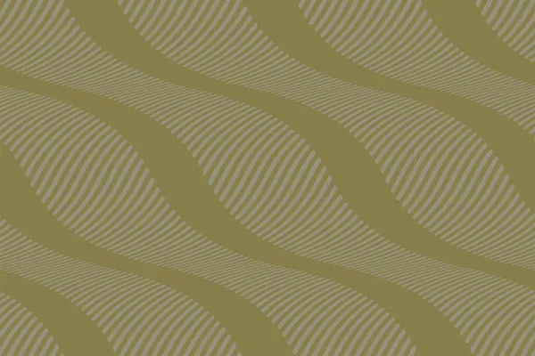 Fondo Completo Sin Costura Con Líneas Ondas Vector Textura Marrón — Archivo Imágenes Vectoriales