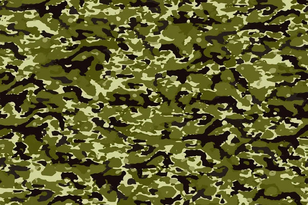 Vetor Padrão Pele Camuflagem Militar Sem Costura Completo Para Decoração —  Vetores de Stock