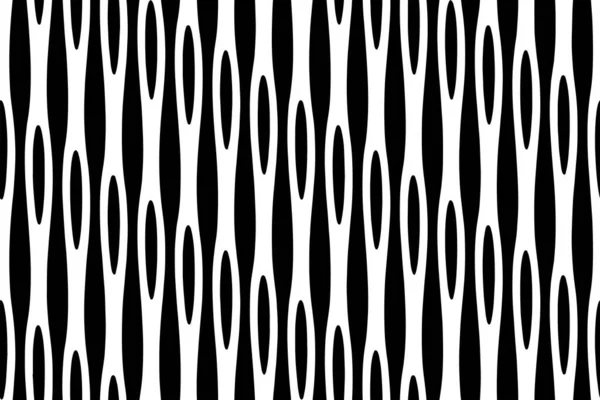 Volledig Naadloos Modern Geometrisch Textuurpatroon Voor Decor Textiel Zwarte Witte — Stockvector