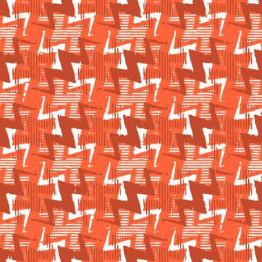 Dekorasyon için tam dikişsiz klasik doku vektörü. Tekstil kumaş baskı ve duvar kâğıdı için tasarım. Moda ve ev tasarımı için Grunge modeli.