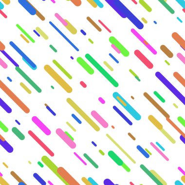 Çizgili Renkli Çizgiler Vektörüyle Kusursuz Arkaplan Dikey Soyut Fırça Vuruşları ile doku. Koltuk, perde ve kumaş baskısı için dikey çizgiler tasarımı.