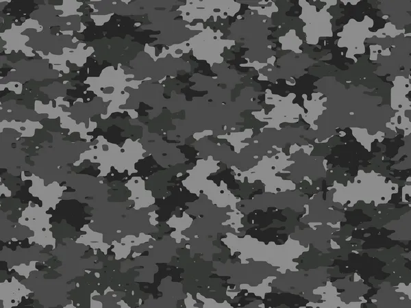 Vector Patrón Piel Camuflaje Militar Invierno Sin Costuras Completo Para — Archivo Imágenes Vectoriales