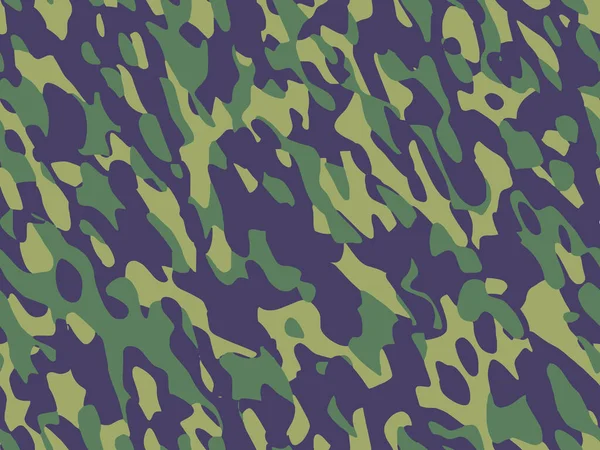 Vecteur Motif Peau Camouflage Militaire Abstrait Sans Couture Complet Pour — Image vectorielle