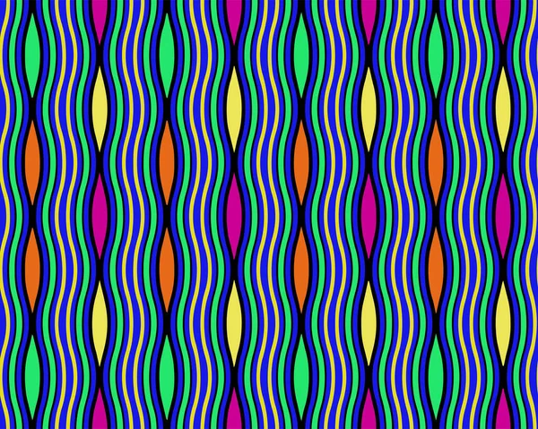 Full Seamless Vertical Lines Texture Pattern Vecteur Coloré Impression Tissu — Image vectorielle