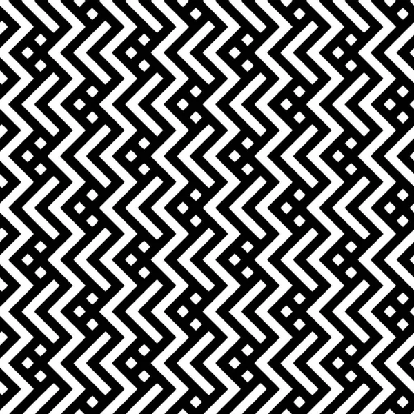 Повна Безшовна Вертикальна Текстура Zigzag Тканина Друк Візерунок Чорно Білий — стоковий вектор