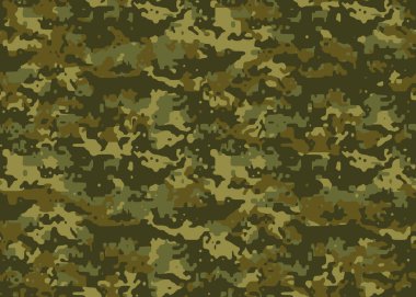 Askeri tekstil için tam kusursuz kamuflaj dokusu deri modeli vektörü. Ceket Pantolonu, Gömlek ve Şort için kullanılabilir. Kumaş baskısı ve duvar kağıdı avlamak için ordu kamuflaj tasarımı. 