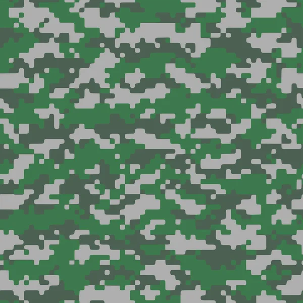 Vollständige Nahtlose Militärische Camouflage Haut Gepunktete Muster Vektor Für Dekor — Stockvektor