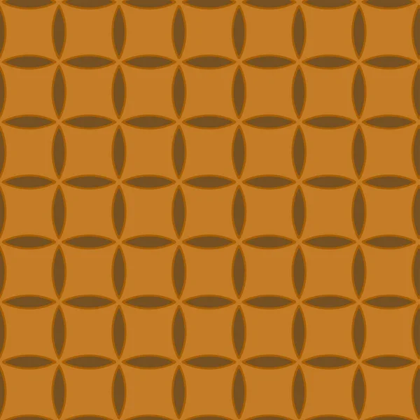 Volledig Naadloos Modern Geometrisch Textuurpatroon Voor Decor Textiel Bruine Oranje — Stockvector