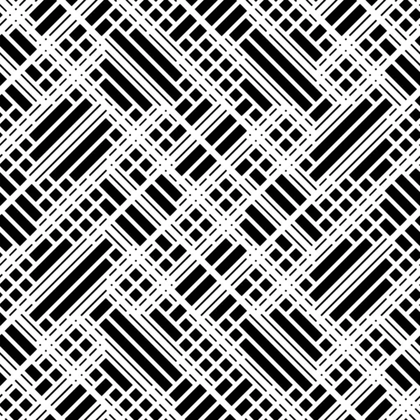 Повний Безшовний Сучасний Геометричний Візерунок Текстури Декору Текстилю Чорно Білі — стоковий вектор