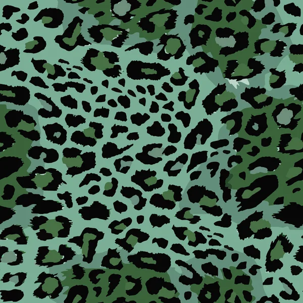 Vector Patrón Piel Animal Textura Guepardo Leopardo Sin Costura Completa — Vector de stock