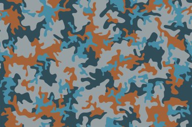 Dekor ve tekstil için kusursuz, soyut askeri kamuflaj deri modeli vektörü. Tekstil kumaş baskı ve duvar kağıdı avlamak için ordu maskeleme tasarımı. Moda ve ev tasarımı için tasarım.