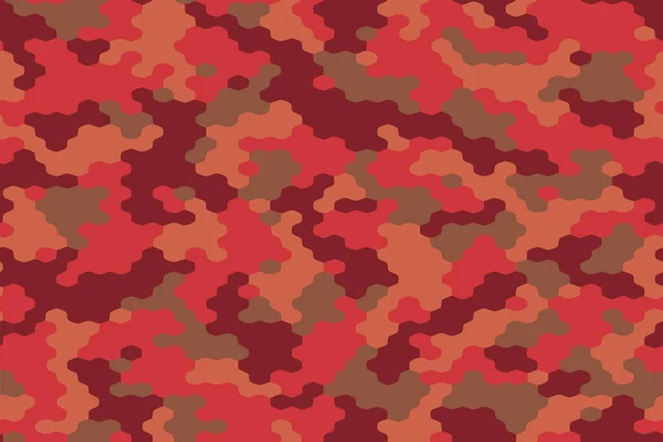 Full Seamless Abstract Military Camouflage Skin Pattern Vector Decor Textile — Stock Vector