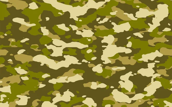 Vector Patrón Piel Camuflaje Militar Abstracto Sin Costuras Completo Para — Vector de stock