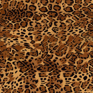 Kusursuz leopar çita desenli hayvan derisi taşıyıcısı. Tekstil kumaş baskısı için kahverengi tasarım. Moda kullanımı için uygun.