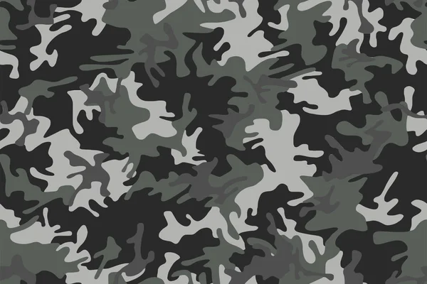 Vector Patrón Piel Camuflaje Militar Abstracto Sin Costuras Completo Para — Archivo Imágenes Vectoriales