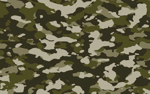 Vecteur Motif Peau Camouflage Militaire Abstrait Sans Couture Complet Pour — Image vectorielle