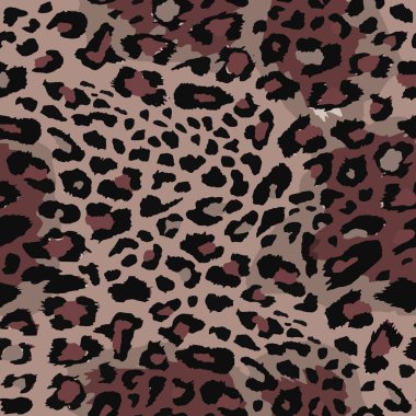 Kusursuz leopar çita desenli hayvan derisi taşıyıcısı. Tekstil kumaş baskısı için tasarım. Moda kullanımı için uygun.