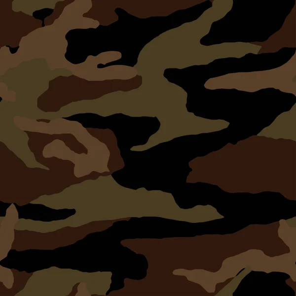 Vollständige Nahtlose Camouflage Textur Hautmustervektor Für Militärische Textilien Verwendbar Für — Stockvektor