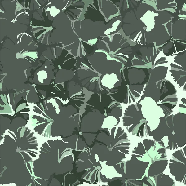 Vollständige Nahtlose Abstrakte Florale Texturmuster Für Den Stoffdruck Hellgrünes Sommerdesign — Stockvektor