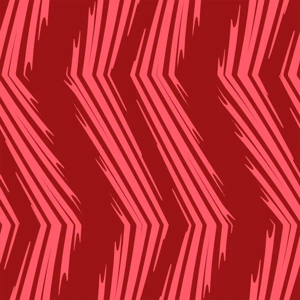 Повний Безшовний Фон Смужками Червоних Ліній Вектор Текстура Вертикальними Абстрактними — стоковий вектор