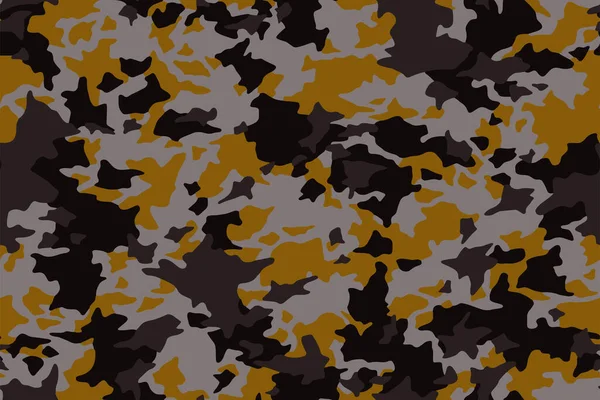 Plný Bezproblémový Abstraktní Vojenský Maskovací Vektor Pro Dekoraci Textil Armádní — Stockový vektor