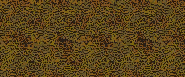 Full Seamless Leopard Cheetah Texture Animal Skin Pattern Vector Green — Stock Vector