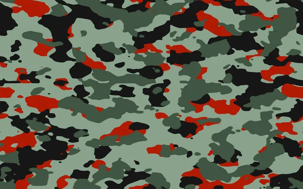 Vector Patrón Piel Camuflaje Militar Abstracto Sin Costuras Completo Para — Archivo Imágenes Vectoriales