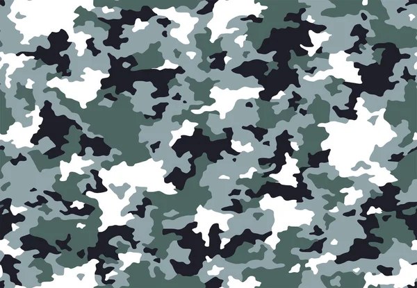 Vector Patrón Piel Camuflaje Militar Verano Primavera Sin Costuras Para — Archivo Imágenes Vectoriales