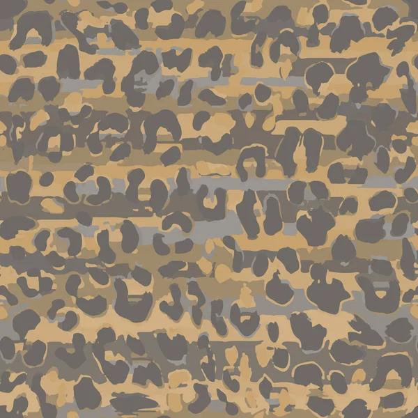 Полный Бесшовный Леопард Гепарда Животного Рисунок Кожи Животного Дизайн Орнамента — стоковый вектор