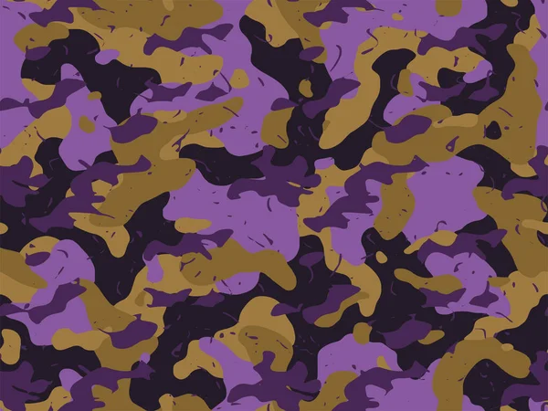 Vecteur Motif Peau Camouflage Militaire Sale Sans Couture Complète Pour — Image vectorielle