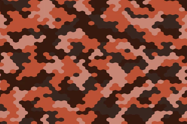 Vector Patrón Piel Camuflaje Militar Abstracto Sin Costuras Completo Para — Archivo Imágenes Vectoriales