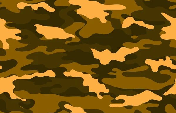 Full Seamless Camouflage Texture Skin Pattern Vector Military Textile Usable — Stock Vector