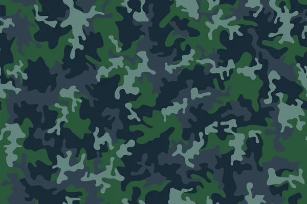 Vector Patrón Piel Camuflaje Militar Abstracto Sin Costuras Completo Para — Vector de stock