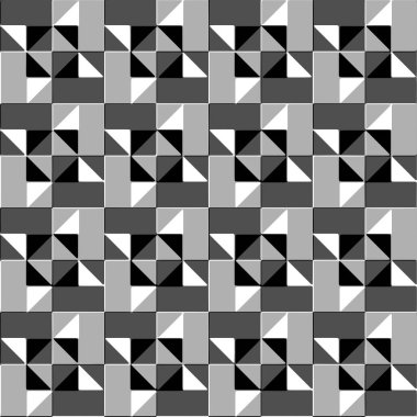 Dekor ve tekstil için kusursuz modern geometrik desen. Tekstil kumaş baskı ve duvar kağıdı için siyah beyaz kare. Moda ve ev tasarımı için soyut çok amaçlı model tasarımı