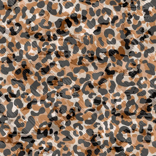 Volledige Naadloze Luipaard Cheeta Dierlijke Huid Patroon Ontwerp Voor Textielbedrukking — Stockvector