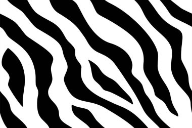 Zebra ve kaplan çizgileri için kusursuz duvar kâğıdı. Hayvan derisi desenli. Tekstil kumaş baskısı için siyah beyaz tasarım. Moda ve ev tasarımı uyuyor..