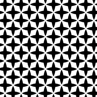 Dekor ve tekstil için kusursuz modern geometrik desen. Tekstil kumaş baskı ve duvar kâğıdı için siyah beyaz şekil. Moda ve ev tasarımı için soyut çok amaçlı model tasarımı