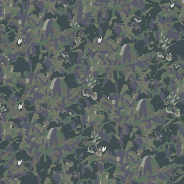 Volledige Naadloze Militaire Camouflage Huidpatroon Vector Voor Decor Textiel Leger — Stockvector