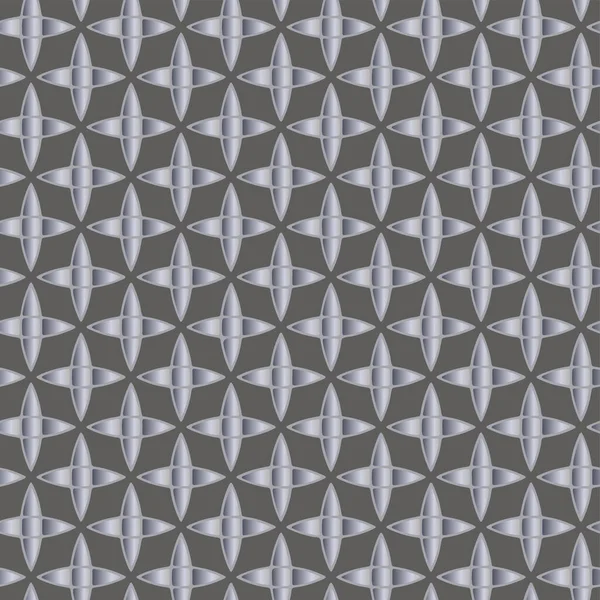 Dekorasyon Için Tam Dikişsiz Geometrik Kalıp Desen Vektörü Tekstil Kumaş — Stok Vektör